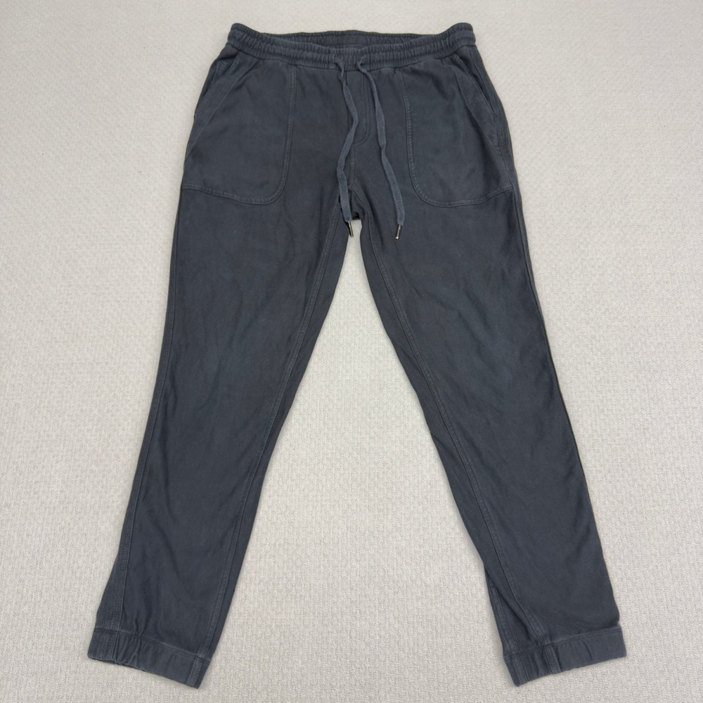 Athleta Joggers Womens Medium Black Tapered Drawstring Pants Stretch Running